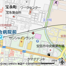 高知県安芸市幸町周辺の地図