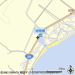 相賀橋周辺の地図