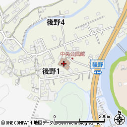 那珂川市文化協会周辺の地図