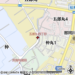 五郎丸四丁目周辺の地図