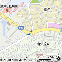 福岡県大野城市紫台26周辺の地図
