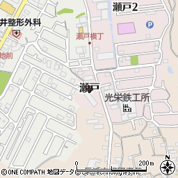 高知県高知市瀬戸周辺の地図