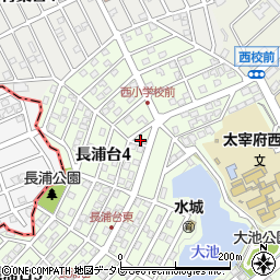 長浦1号公園周辺の地図