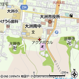 愛媛県大洲市大洲1014周辺の地図