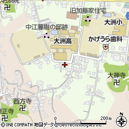 愛媛県大洲市大洲951-6周辺の地図