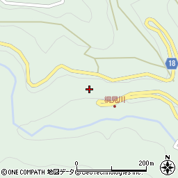 高知県高岡郡越知町桐見川1219周辺の地図