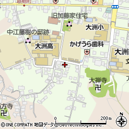 愛媛県大洲市大洲974-3周辺の地図