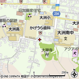 愛媛県大洲市大洲1002周辺の地図