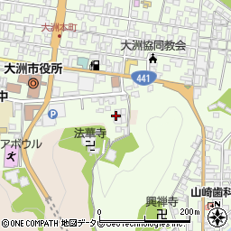 愛媛県大洲市大洲1054周辺の地図