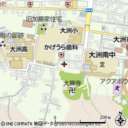 愛媛県大洲市大洲1002-1周辺の地図