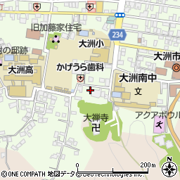 愛媛県大洲市大洲1002-7周辺の地図