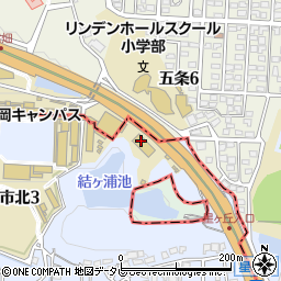 リンデンホールスクール中高学部周辺の地図