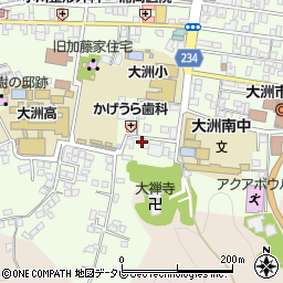 愛媛県大洲市大洲1002-12周辺の地図