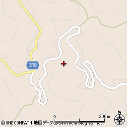愛媛県大洲市河辺町山鳥坂424周辺の地図