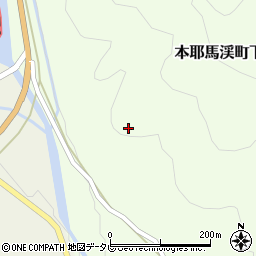 大分県中津市本耶馬渓町下屋形周辺の地図