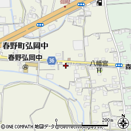 高知県高知市春野町弘岡中724周辺の地図