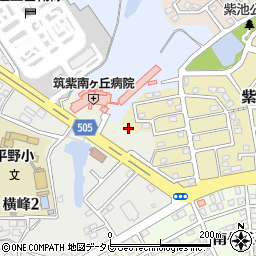 福岡県大野城市紫台33周辺の地図