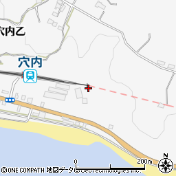 穴内駅周辺の地図