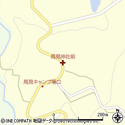 馬見神社前周辺の地図