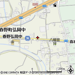 高知県高知市春野町弘岡中732周辺の地図