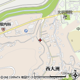 愛媛県大洲市西大洲1401周辺の地図