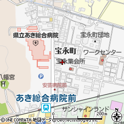 日本調剤　宝永薬局周辺の地図