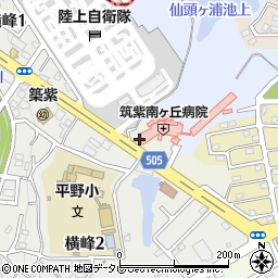 福岡県大野城市牛頸周辺の地図
