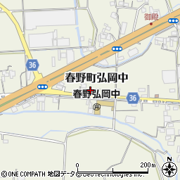 高知県高知市春野町弘岡中1700周辺の地図