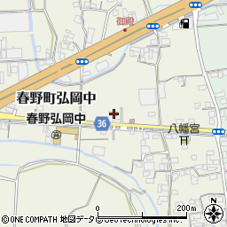 高知県高知市春野町弘岡中730周辺の地図