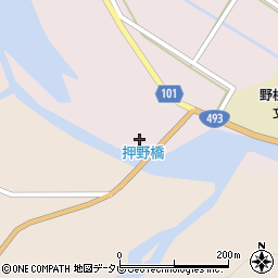 押野橋周辺の地図