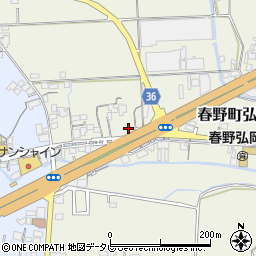 高知県高知市春野町弘岡中1637周辺の地図