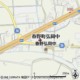 高知県高知市春野町弘岡中1698周辺の地図