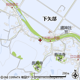大分県宇佐市下矢部1353周辺の地図