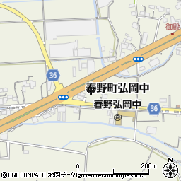 高知県高知市春野町弘岡中1694周辺の地図