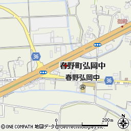 高知県高知市春野町弘岡中1685周辺の地図
