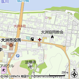 愛媛県大洲市大洲648-1周辺の地図