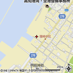 高知県高知市種崎56周辺の地図