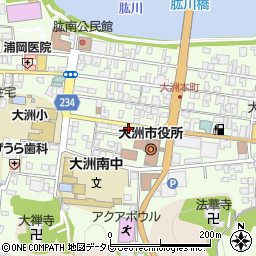 愛媛県大洲市大洲669-4周辺の地図