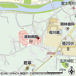 清和病院周辺の地図