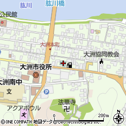 愛媛県大洲市大洲645周辺の地図