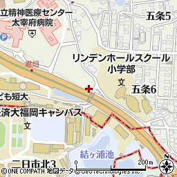 福岡南バイパス周辺の地図