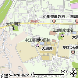 愛媛県大洲市大洲750-1周辺の地図