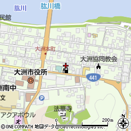 愛媛県大洲市大洲601周辺の地図
