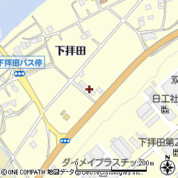大分県宇佐市下拝田298-1周辺の地図
