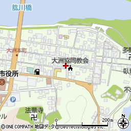 愛媛県大洲市大洲586周辺の地図