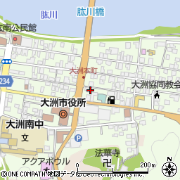 愛媛県大洲市大洲607周辺の地図