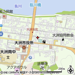 愛媛県大洲市大洲606-2周辺の地図