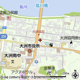 愛媛県大洲市大洲610周辺の地図