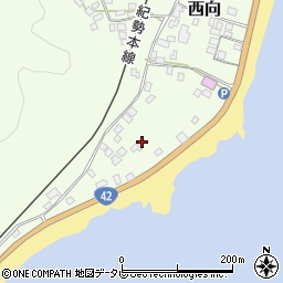 和歌山県東牟婁郡串本町西向1257周辺の地図