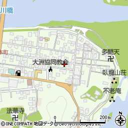 愛媛県大洲市大洲457周辺の地図